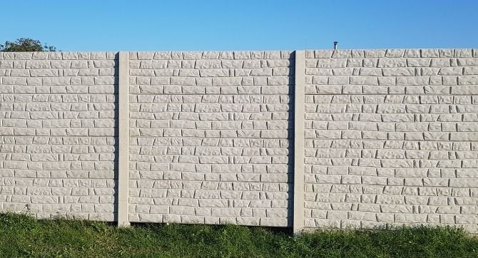 Betónový plot Nepravidelná Tehla - Najplot