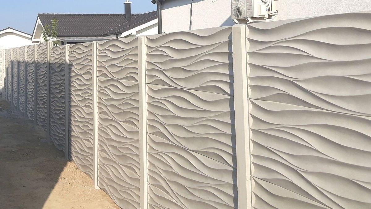 Betónový plot Vlnky - Najplot